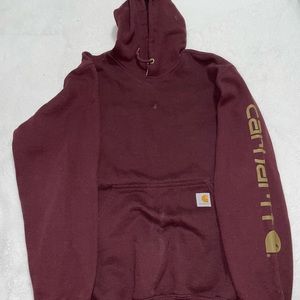 Maroon Carhartt hoodie